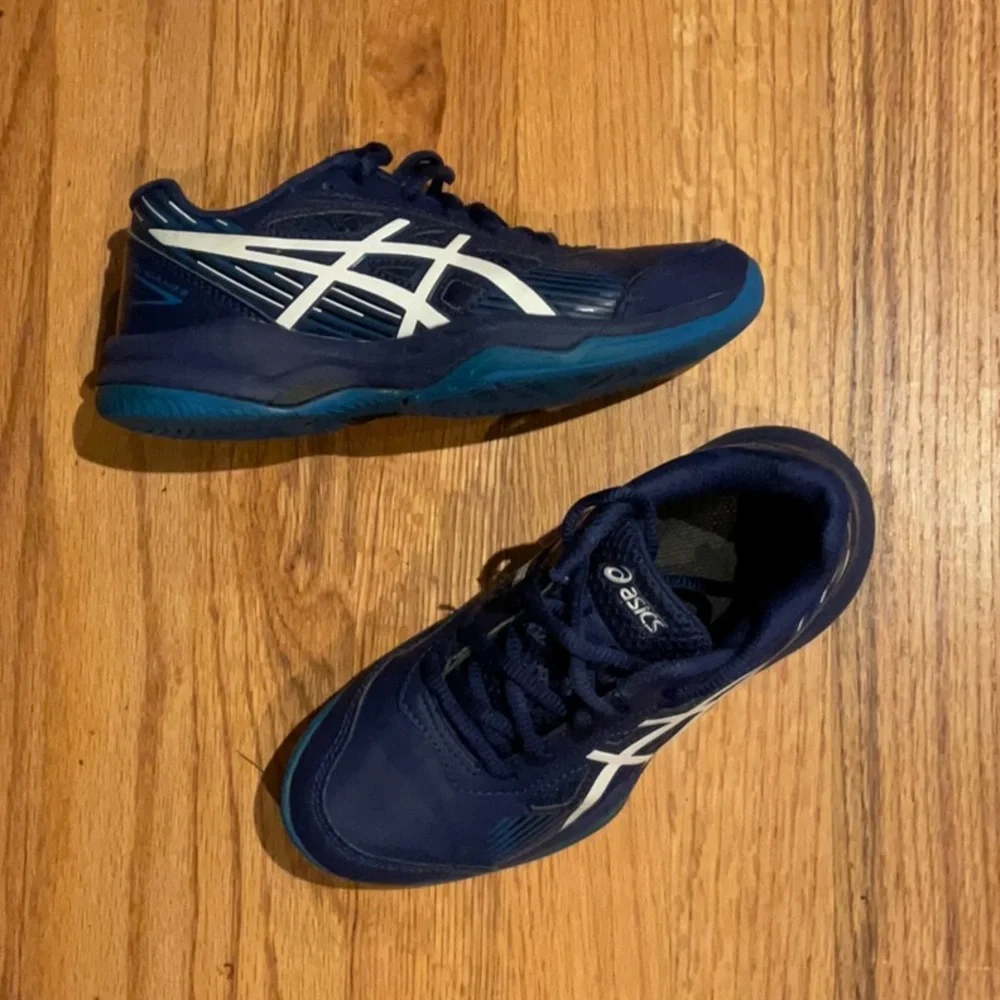 ASICS: Boy’s Gel Grade 8 Blue Expanse/White Tennis SHOES Size 1 1/2